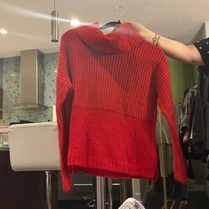 Cynthia Rowley Red Sweater